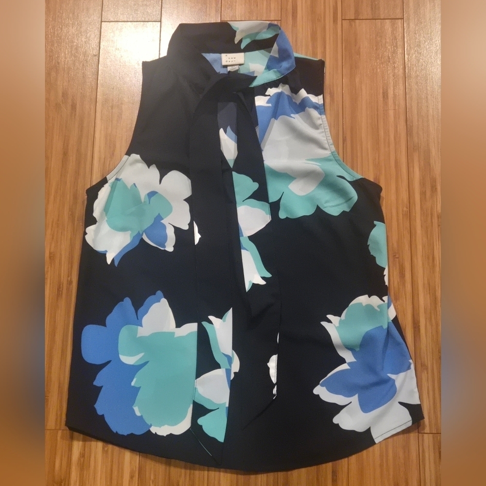 NWOT A New Day Floral Blouse
